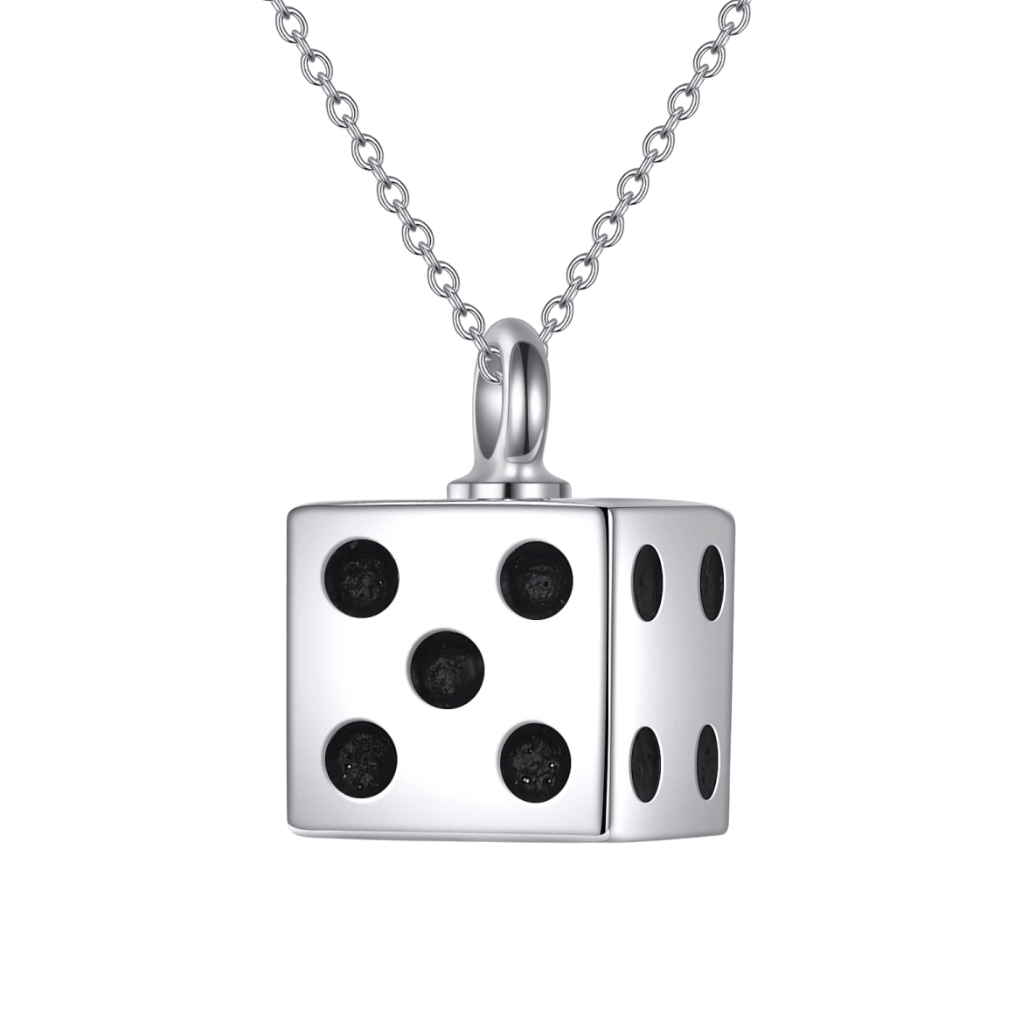 Lucky Dice Cremation Pendant