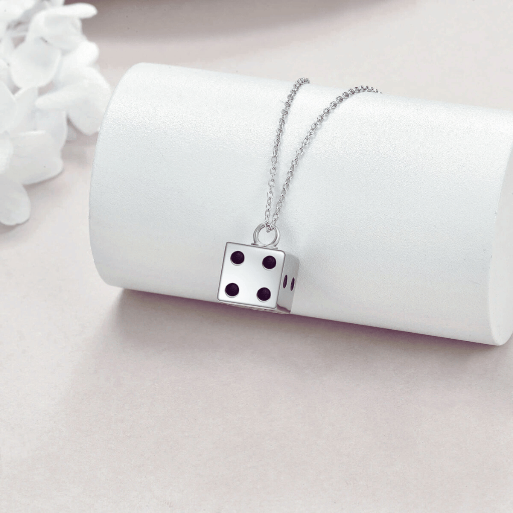 Lucky Dice Cremation Pendant