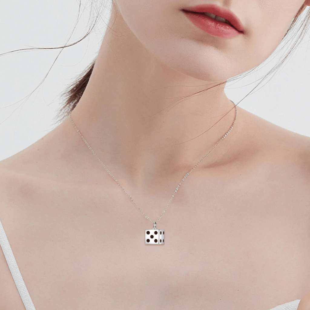Lucky Dice Cremation Pendant