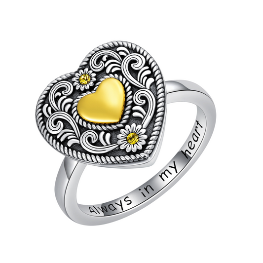 Boundless Heart Cremation Ring