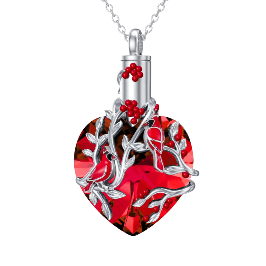 Radiant Heart Cremation Pendant