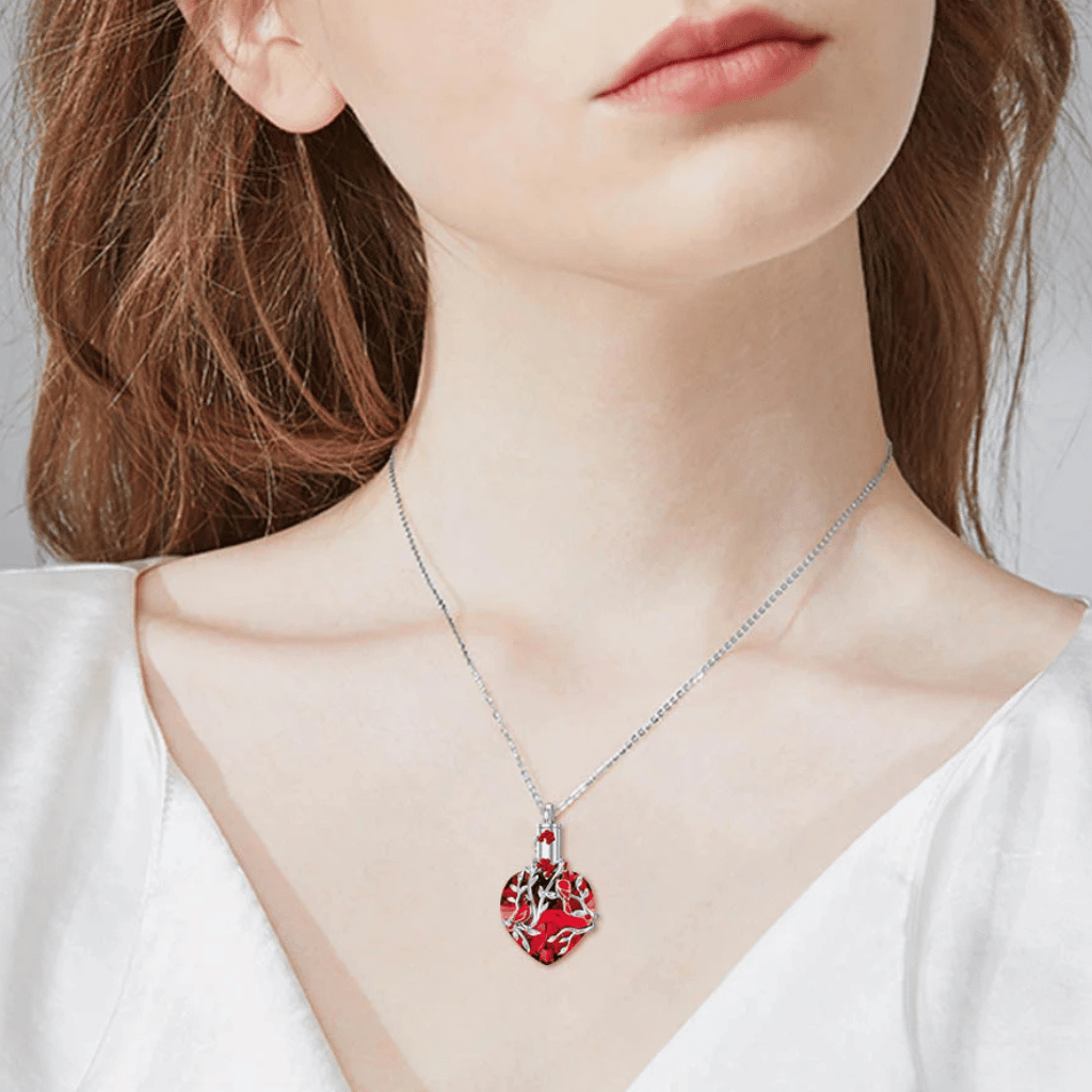 Radiant Heart Cremation Pendant