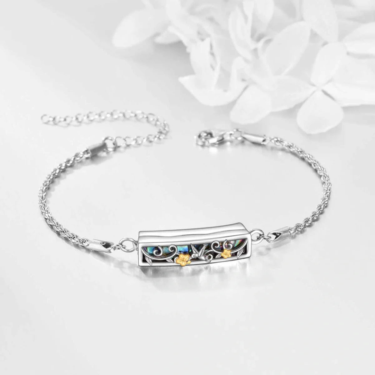 Blossoming Vines Cremation Bracelet