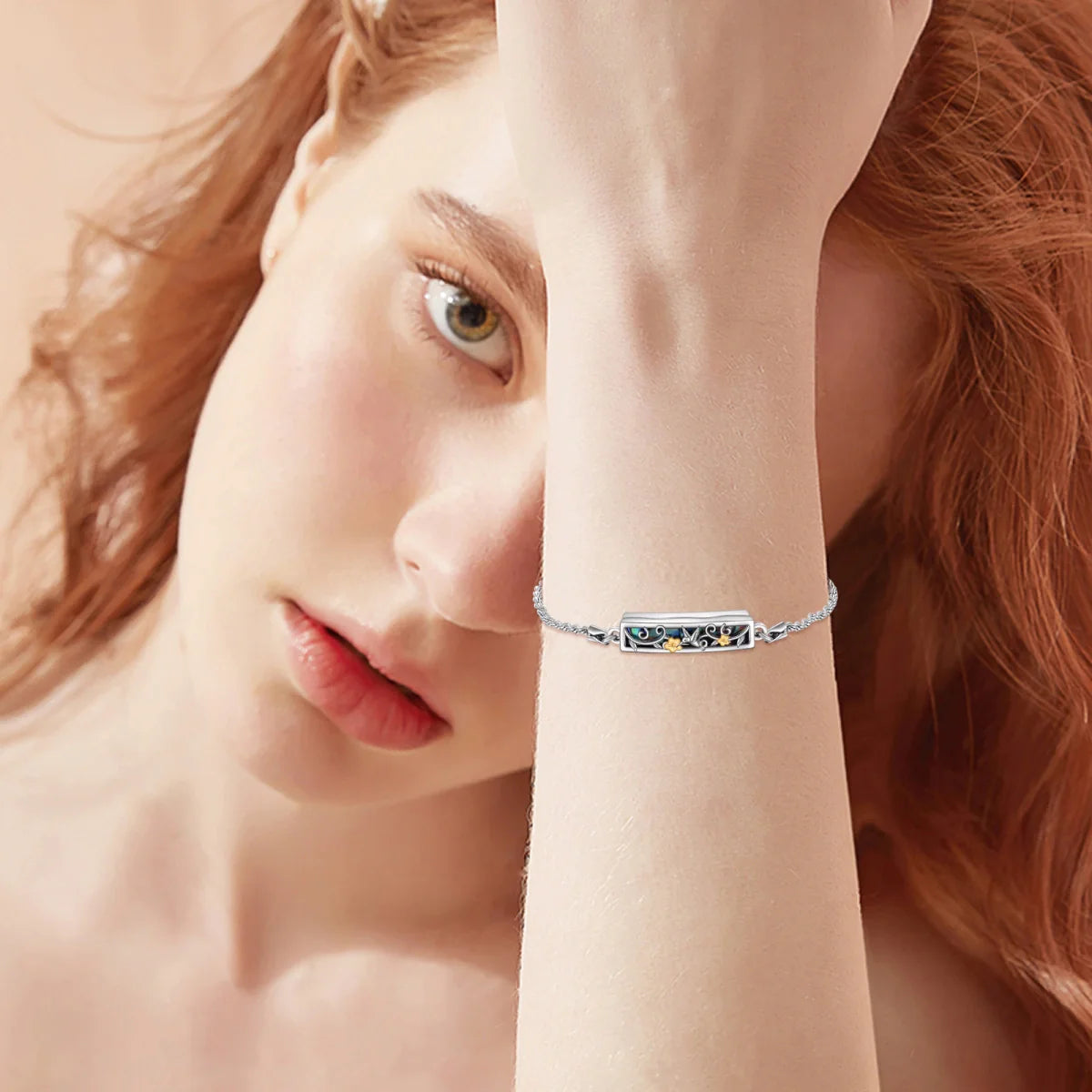 Blossoming Vines Cremation Bracelet