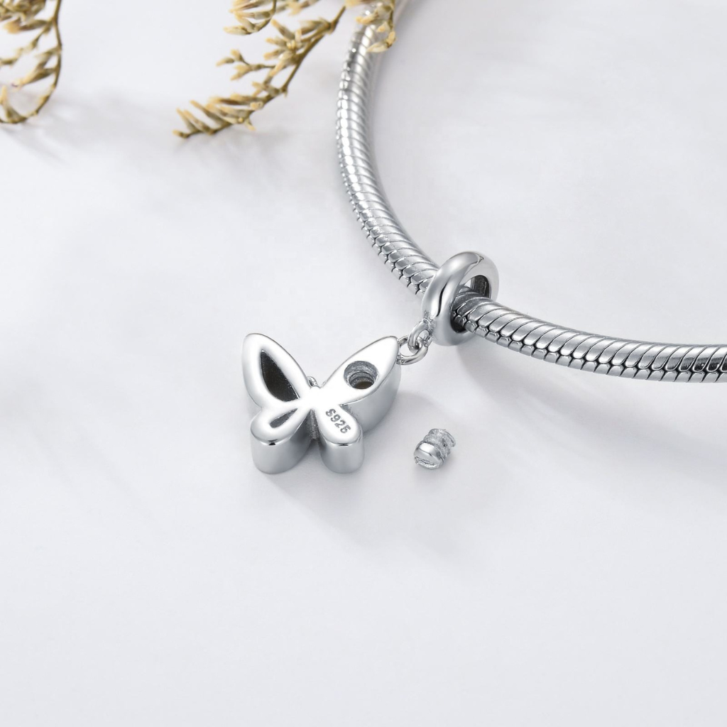Winged Charm Cremation Charm