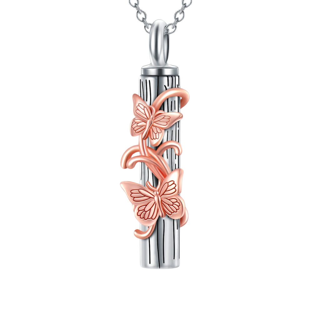 Fluttering Beauty Cremation Necklace