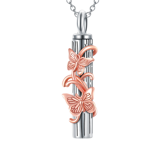 Fluttering Beauty Cremation Necklace