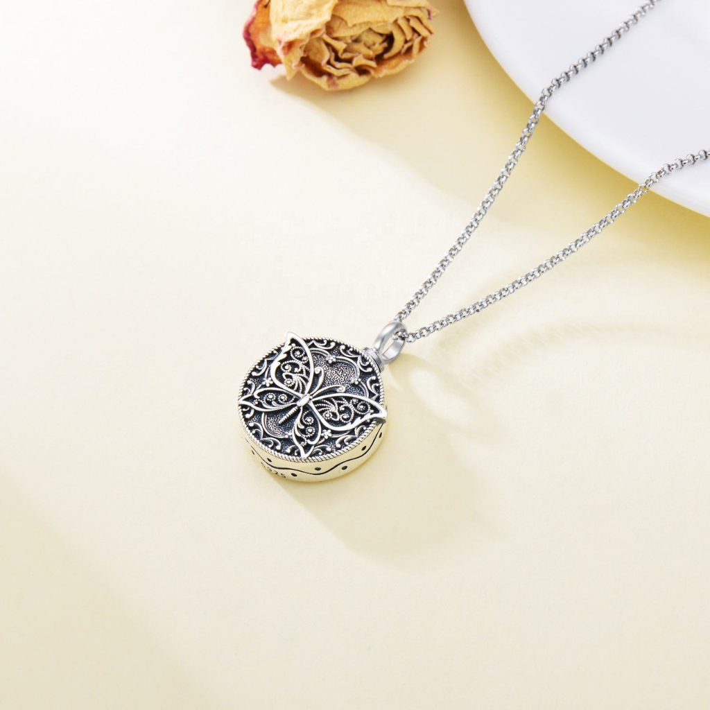 Whispering Wings Cremation Pendant