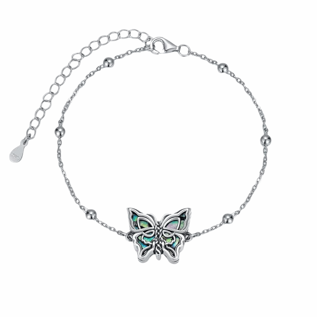 Butterfly Glow Cremation Bracelet