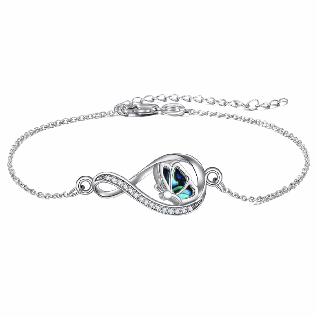 Infinite Wings Cremation Bracelet