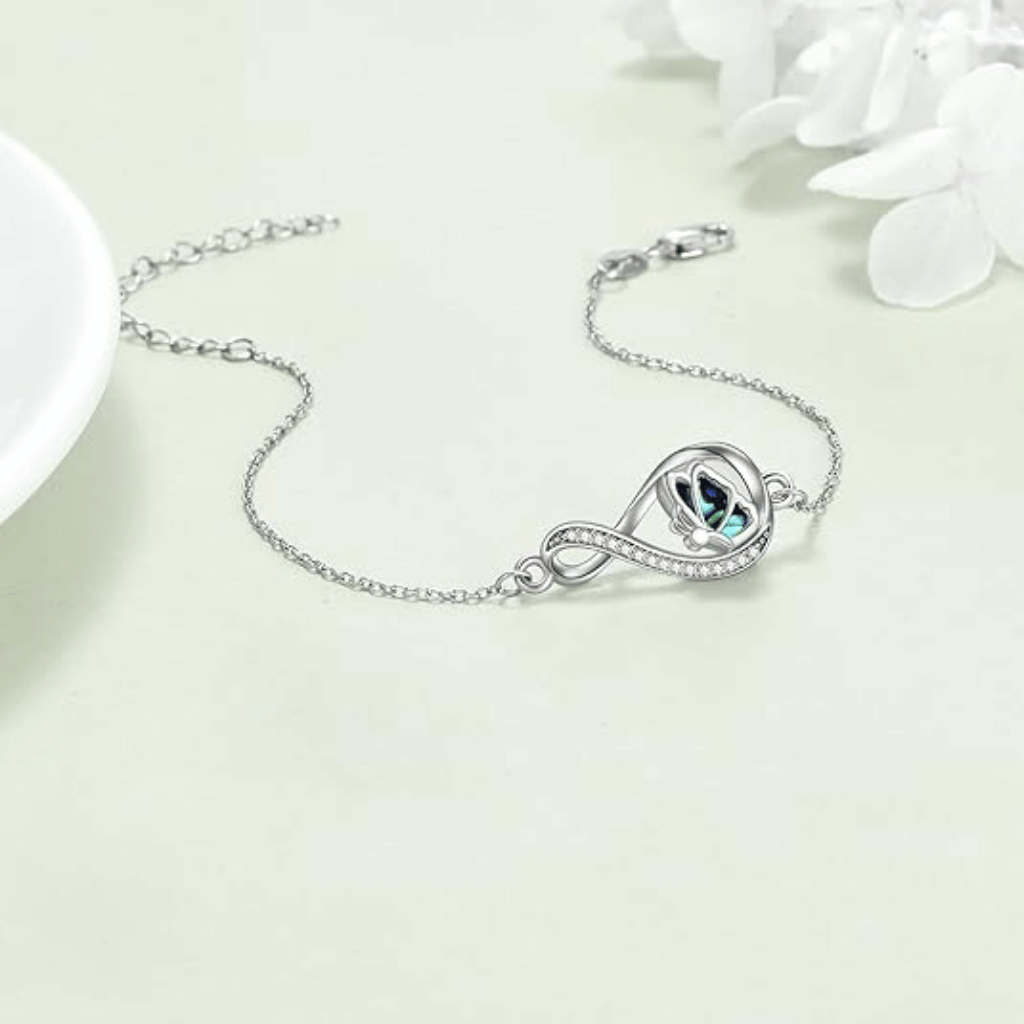 Infinite Wings Cremation Bracelet