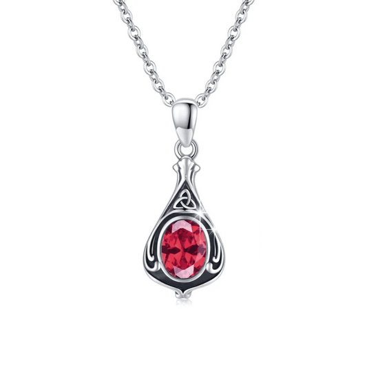 Ruby Glow Cremation Necklace