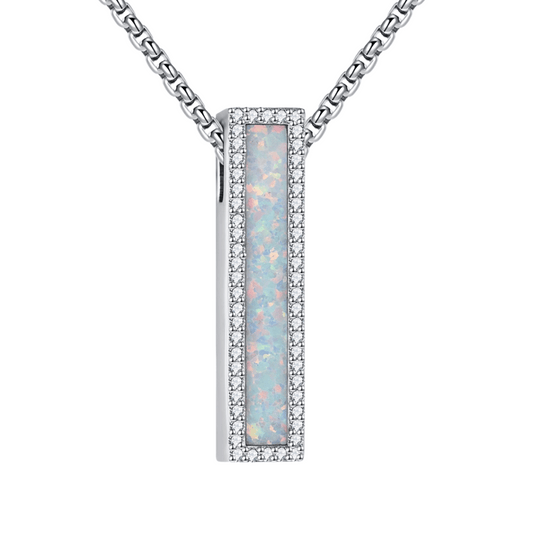 Celestial Opal Cremation Necklace