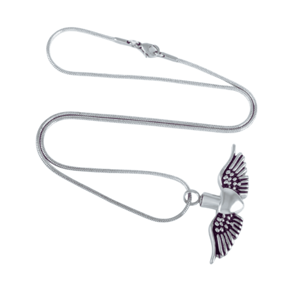 Cupids Embrace Cremation Necklace