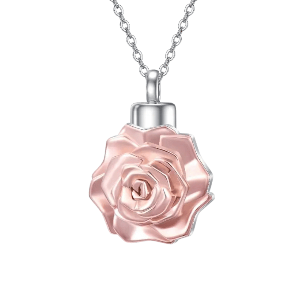 Timeless Rose Cremation Necklace