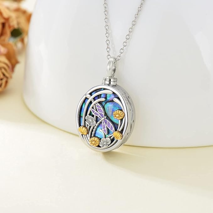 Dragonfly Meadows Cremation Pendant