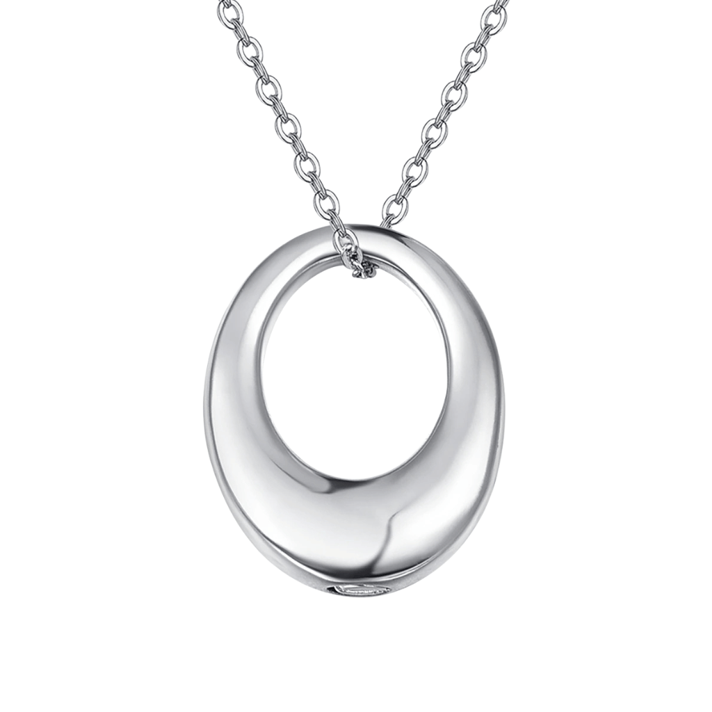 Elegant Oval Cremation Pendant