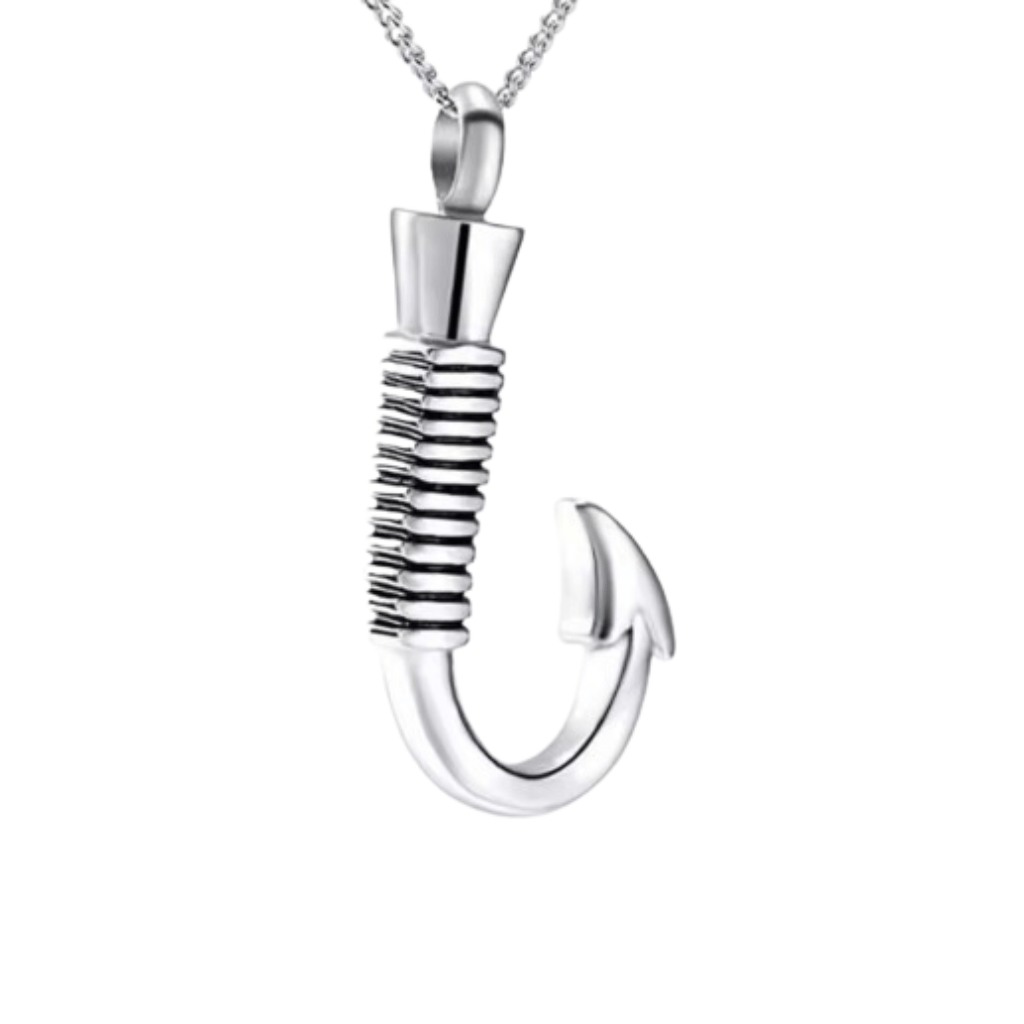 Anglers Hook Cremation Pendant