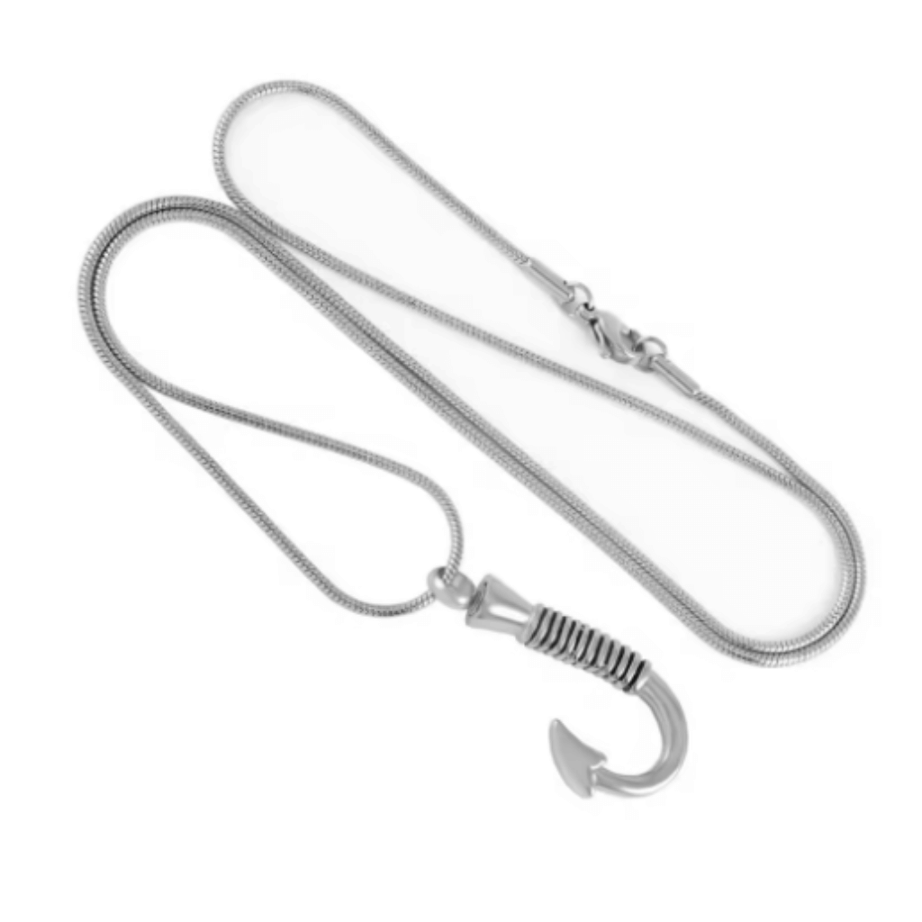 Anglers Hook Cremation Pendant