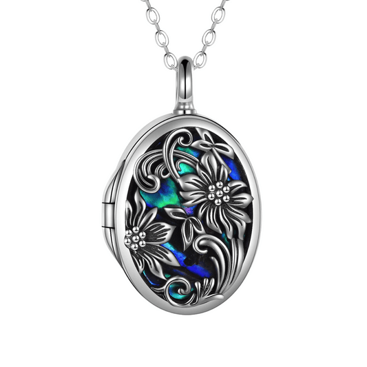 Floral Bouquet Cremation Locket