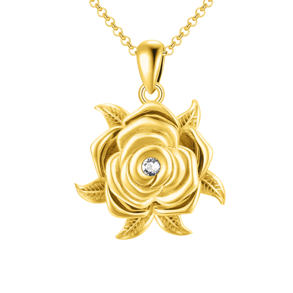 Golden Blossom Gold Vermeil Cremation Pendant