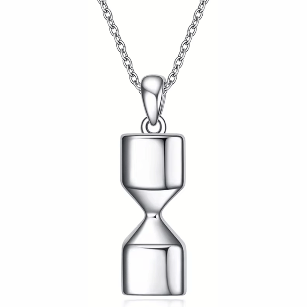 Timeless Hourglass Cremation Necklace