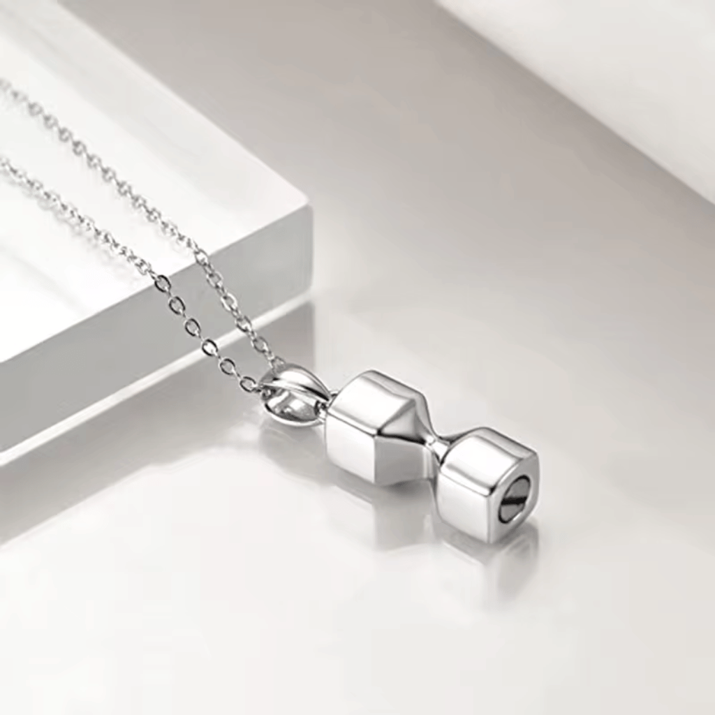 Timeless Hourglass Cremation Necklace