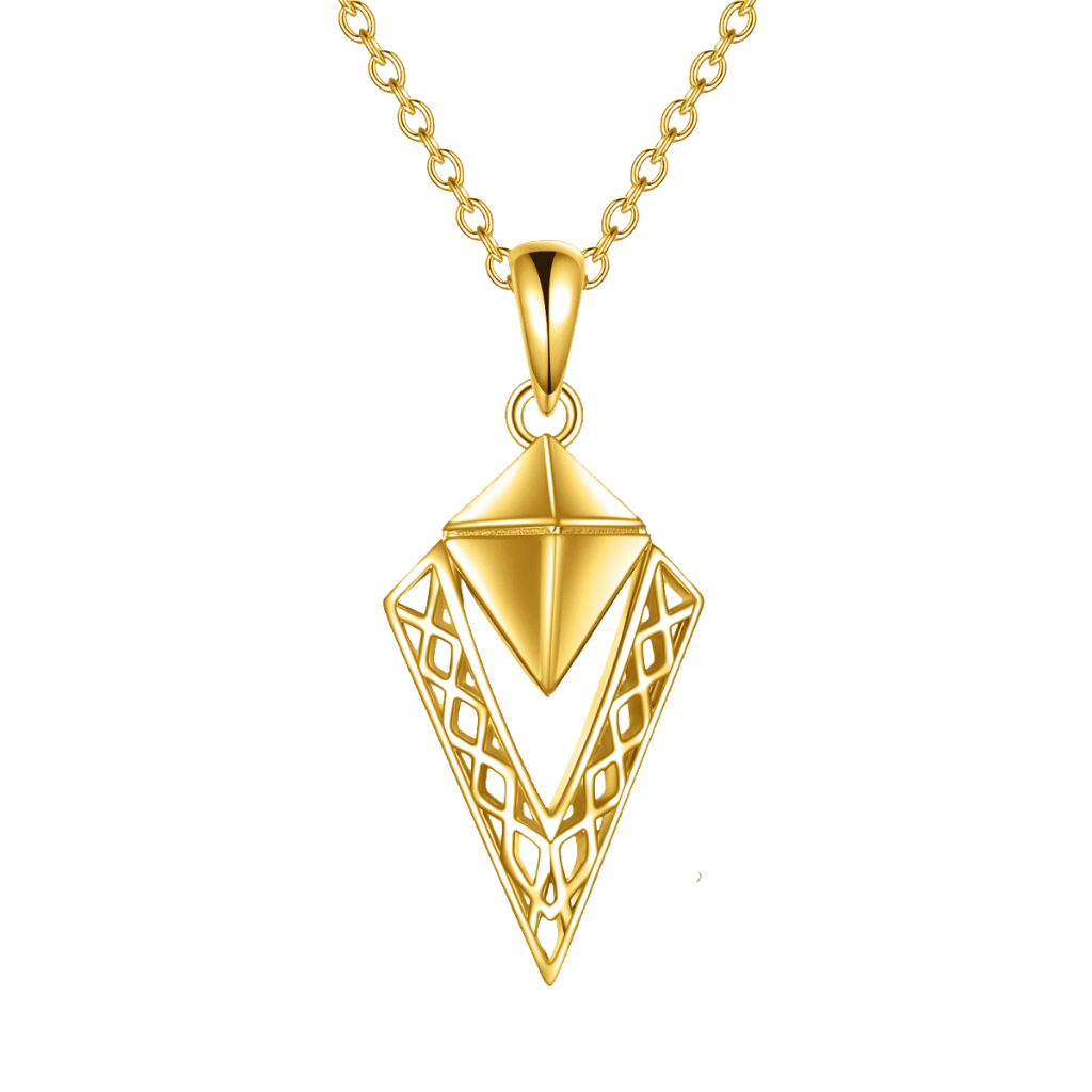 Infinite Love Gold Vermeil Cremation Pendant