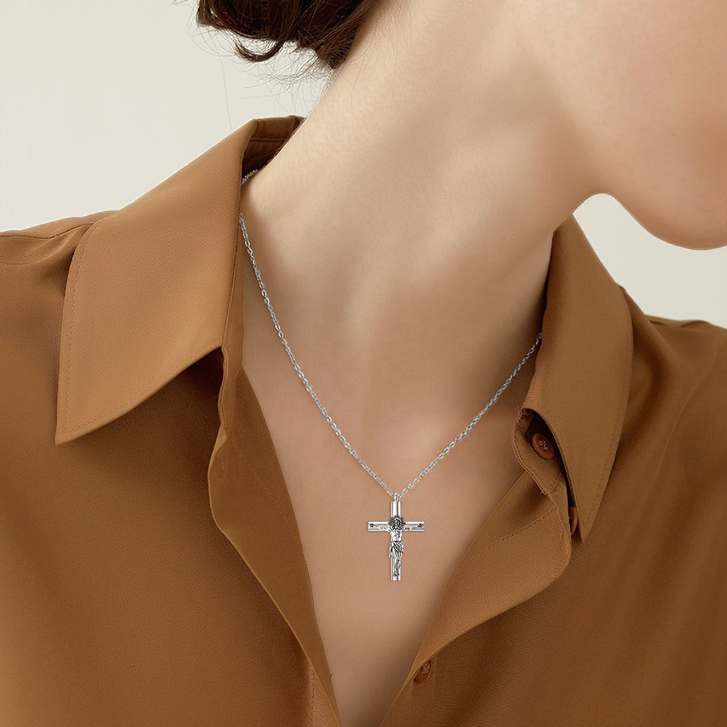 Divine Christ Cremation Necklace