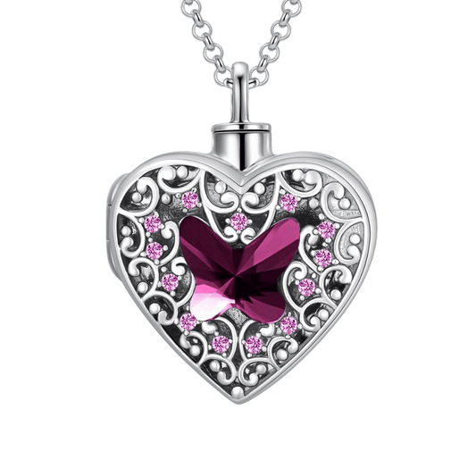 Lavender Beauty Cremation Locket