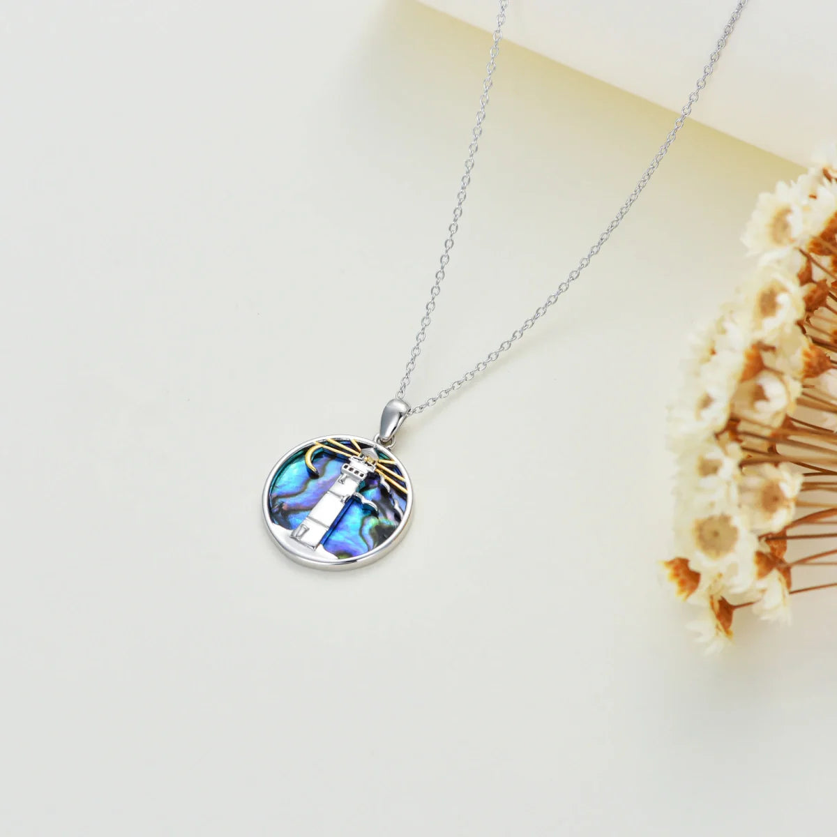 Lighthouse Guidance Cremation Necklace
