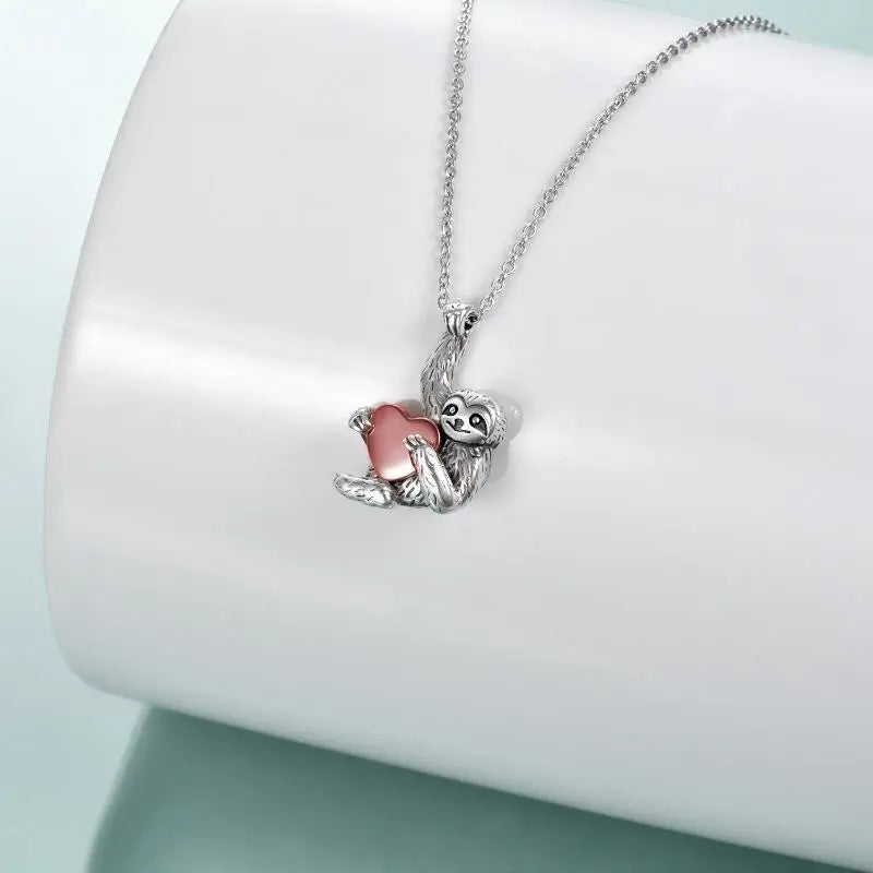 Loving Sloth Cremation Necklace