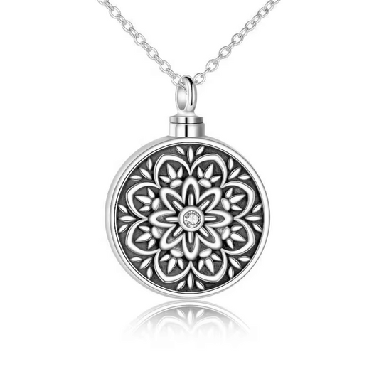 Mandala Glow Cremation Pendant