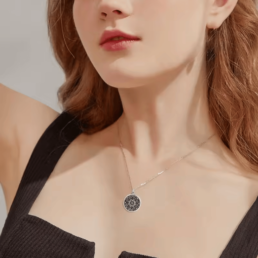 Mandala Glow Cremation Pendant