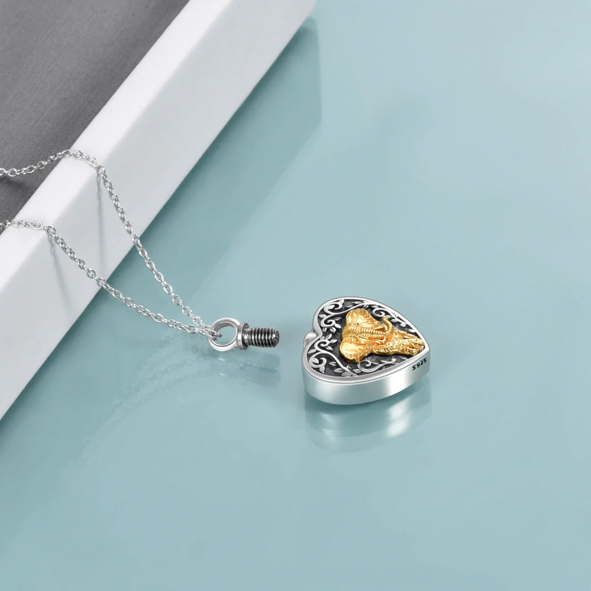 Memory Of The Elephant Cremation Pendant