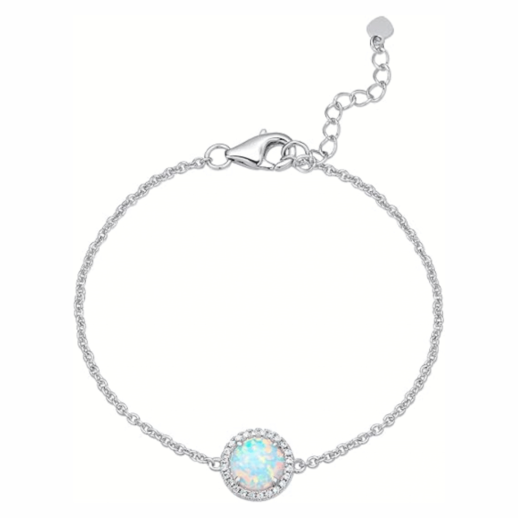 Opal Radiance Cremation Bracelet