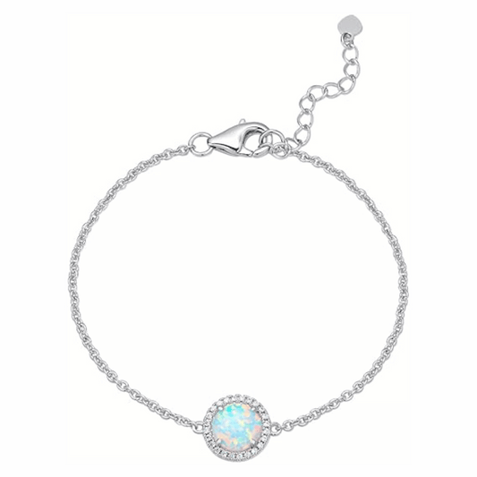 Opal Radiance Cremation Bracelet