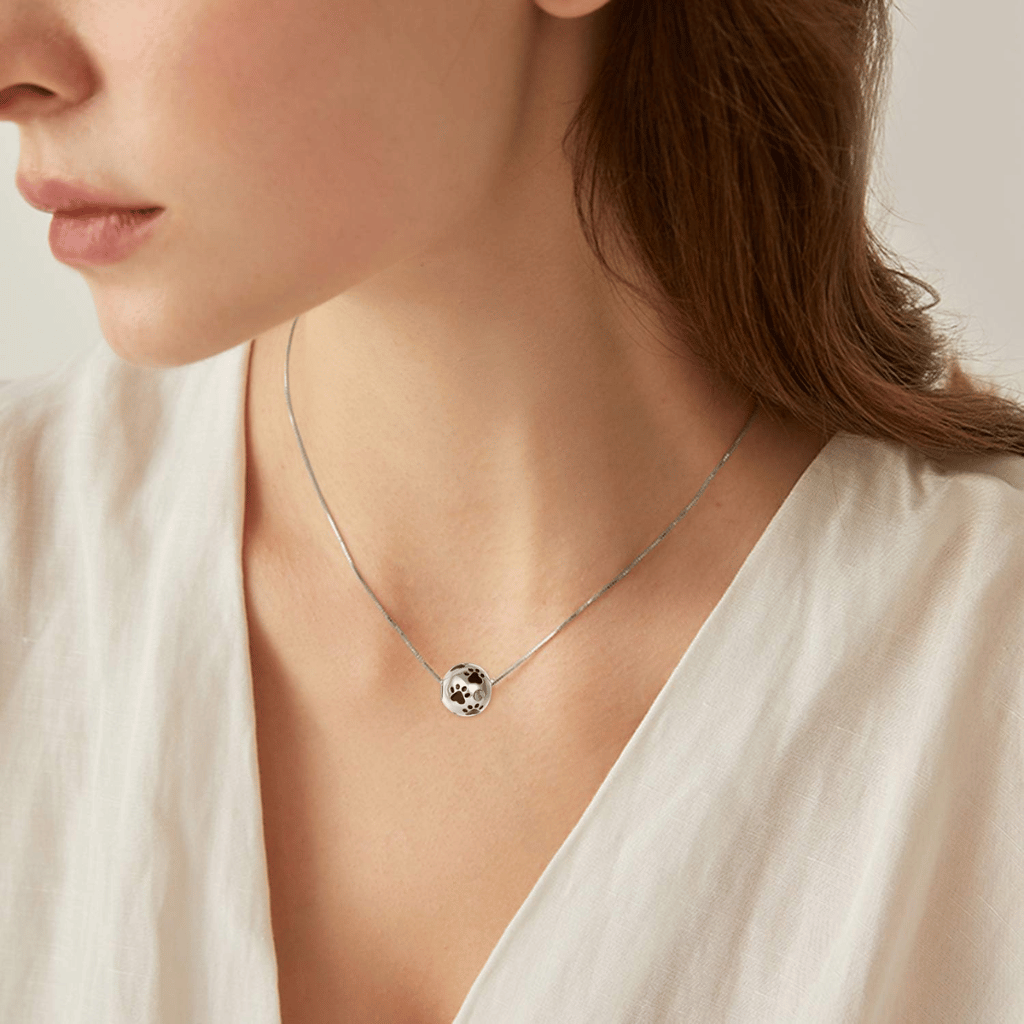 Cherished Paw Cremation Necklace
