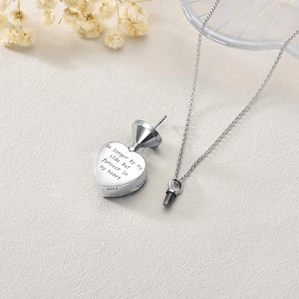 Angel Pawprint Cremation Locket