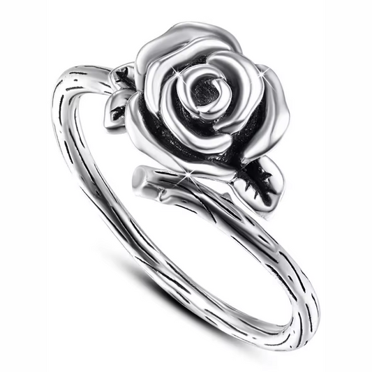 Rose Remembrance Adjustable Cremation Ring