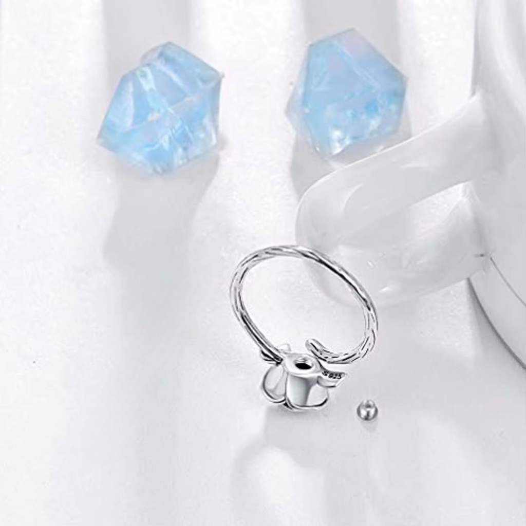 Rose Remembrance Adjustable Cremation Ring