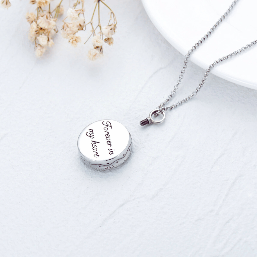 Resting Fox Cremation Pendant