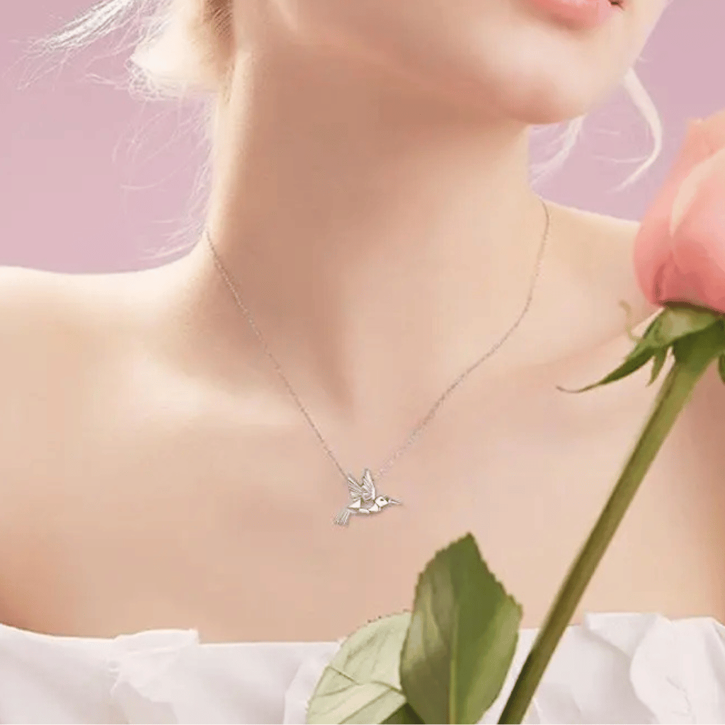 Ascending Wings Cremation Necklace