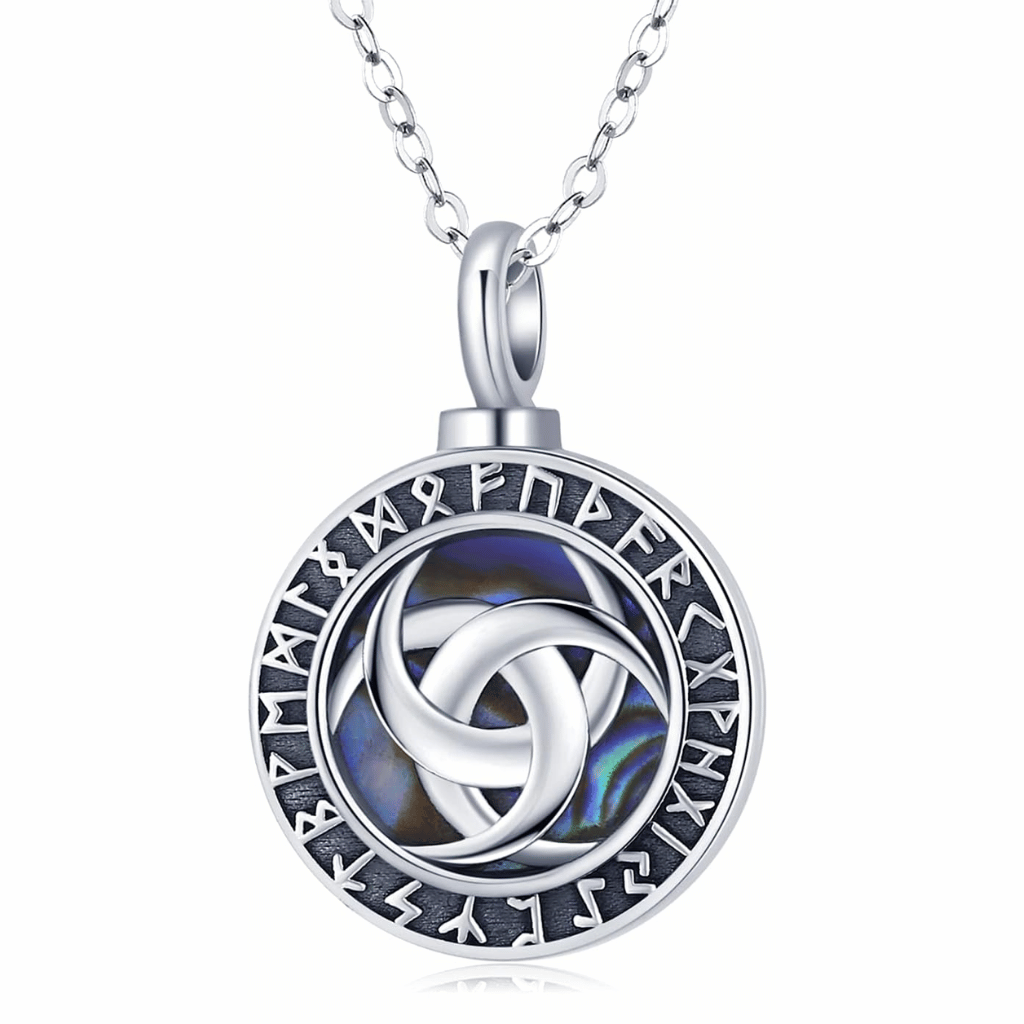Runic Echoes Cremation Necklace