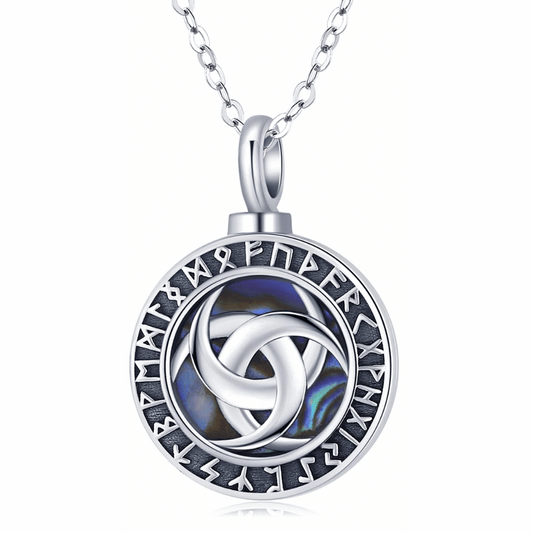Runic Echoes Cremation Necklace
