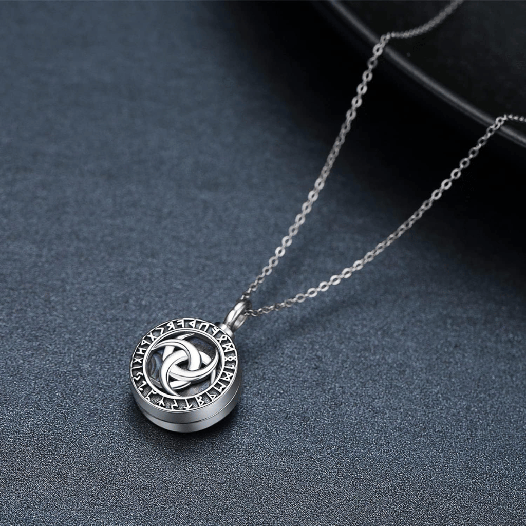 Runic Echoes Cremation Necklace
