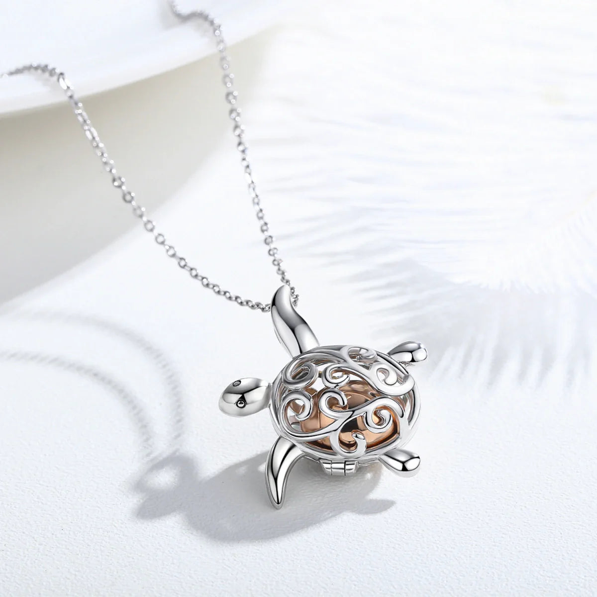 Turtles Embrace Cremation Pendant