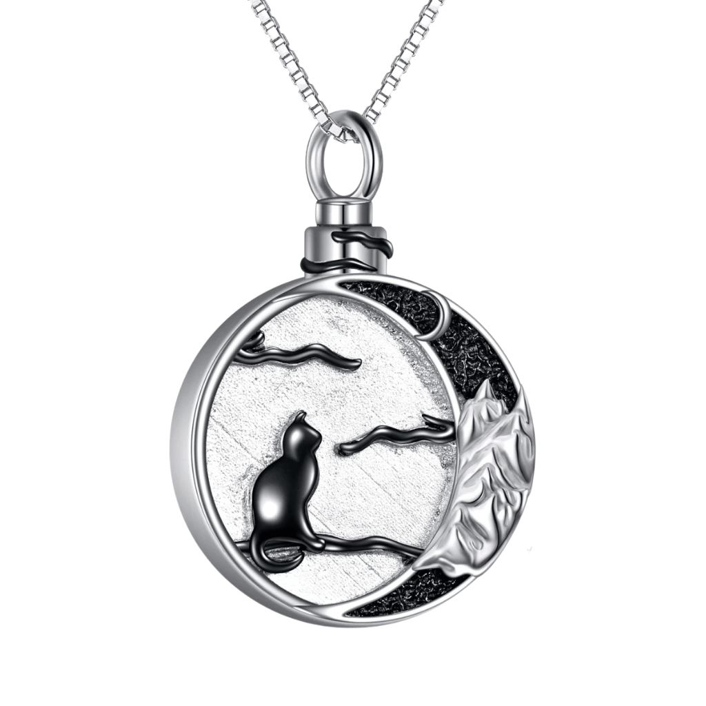Twilight Kitten Cremation Necklace