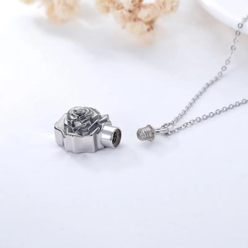 Umbral Rose Cremation Necklace