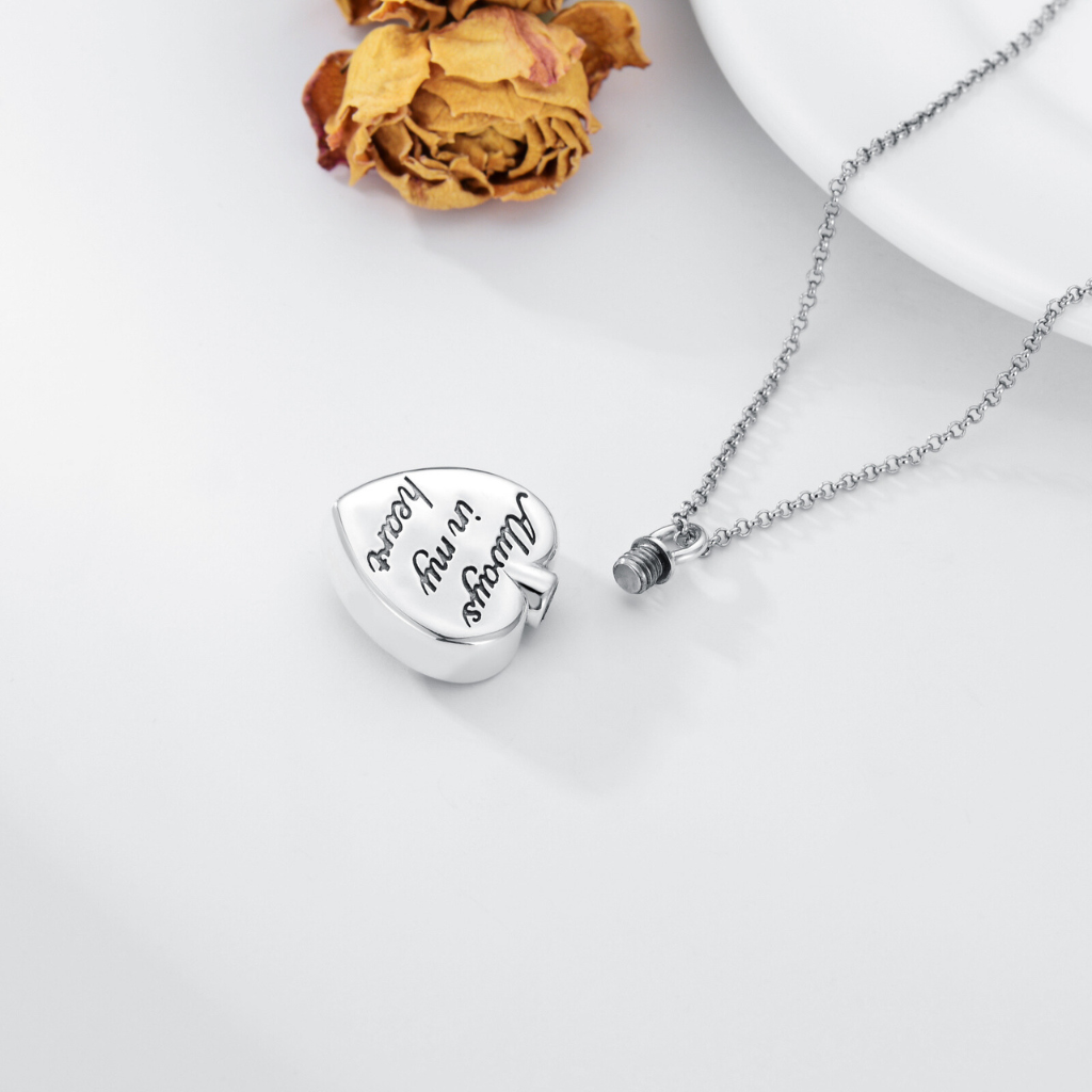 Infinity Butterfly Cremation Pendant